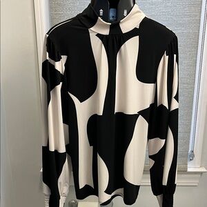 Sanctuary Monochrome Geometric Top